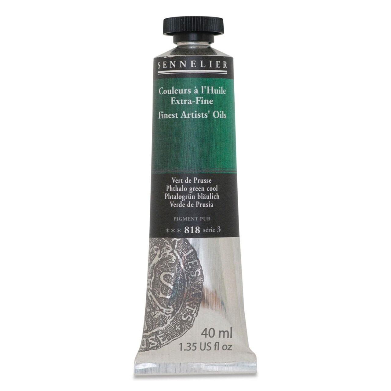 Sennelier Artists' Extra Fine Oil Paint - Phthalo Green Cool, 40 ml